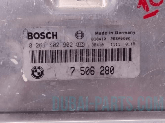 BMW 7 SERIES E65 E66 760i 760Li ENGINE CONTROL UNIT ECU ONLY - 7506280