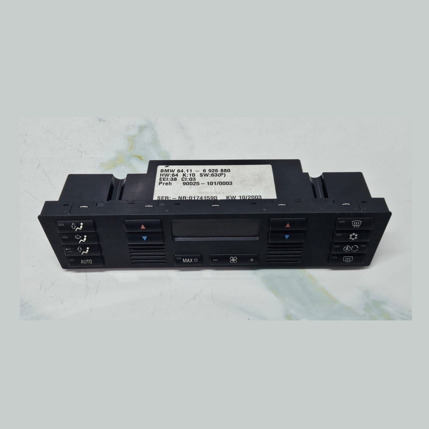2000-2006 BMW X5 E53 Climate Control Panel 6926880 OEM
