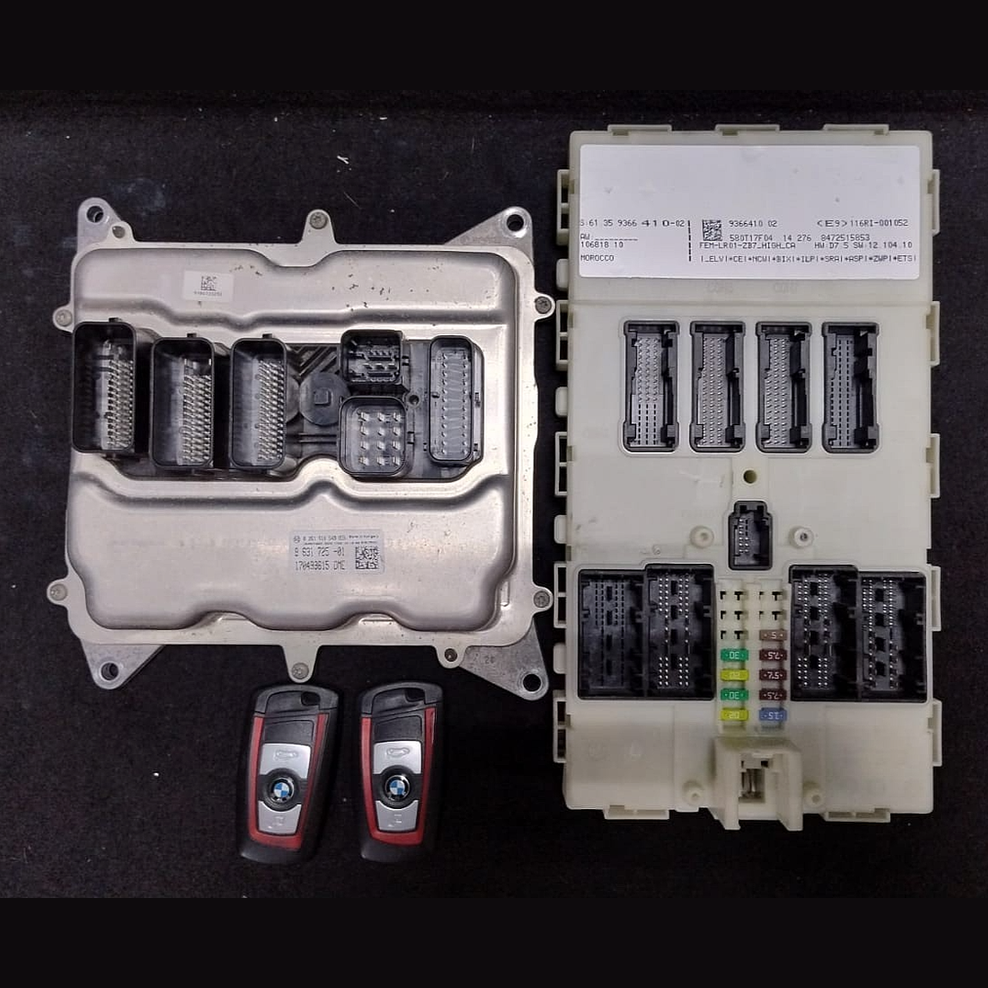 BMW F30 320i N20 ENGINE CONTROL Unit ECU SET DME 8631725
