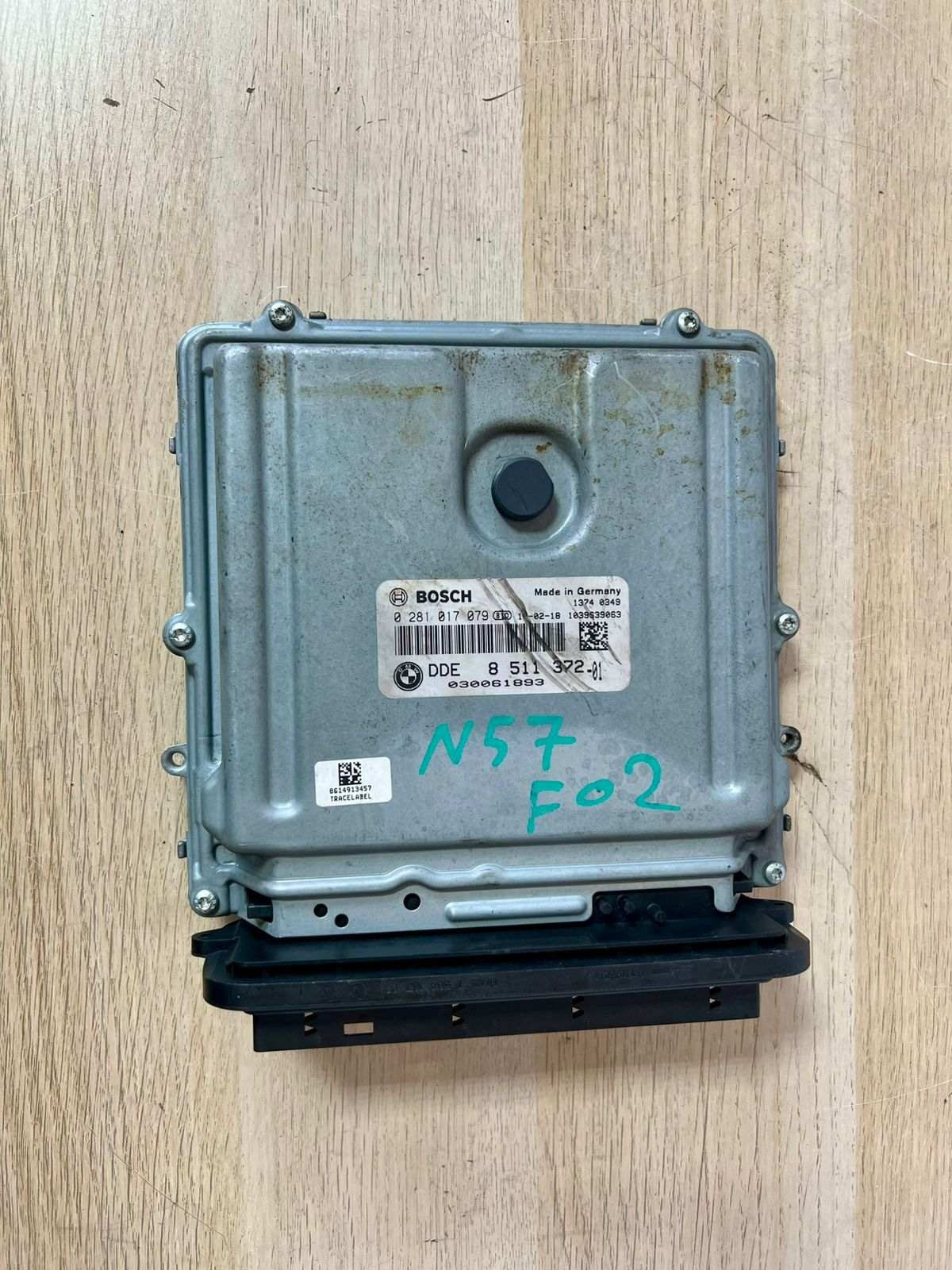 BMW 5 SERIES F07 3.0D N57 DIESEL ENGINE CONTROL UNIT ECU DDE 8511372