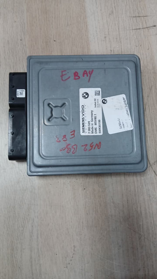 2008-2011 BMW 128i Engine Control Module 7583526 with 3.0L N51 engine.