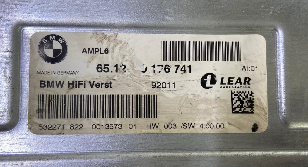 OEM BMW 7 F01 F02 F03 F04 Power Amplifier Audio Amp 9176741
