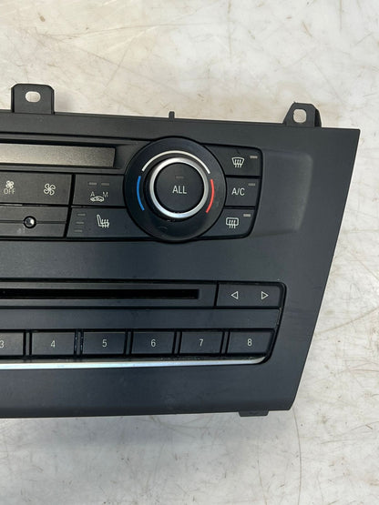 2010-2017 BMW X3 F25 and X4 F26 Climate Control A/C Panel 9312722 OEM