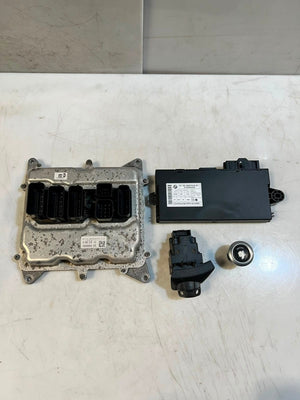 2012 BMW X1 E84 N20 Engine Control Unit ECU set + cas3 + 1keys 8603576