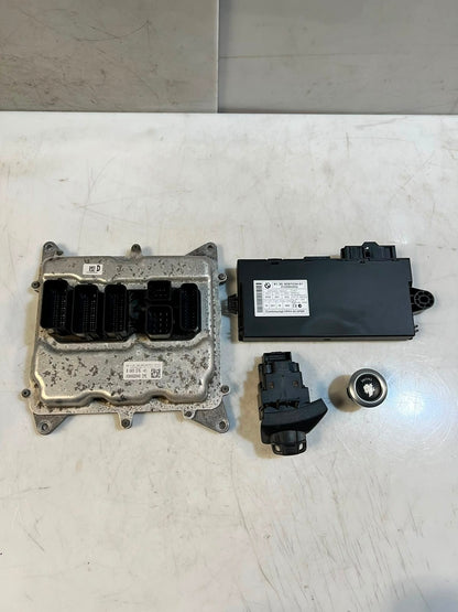 2012 BMW X1 E84 N20 Engine Control Unit ECU set + cas3 + 1keys 8603576