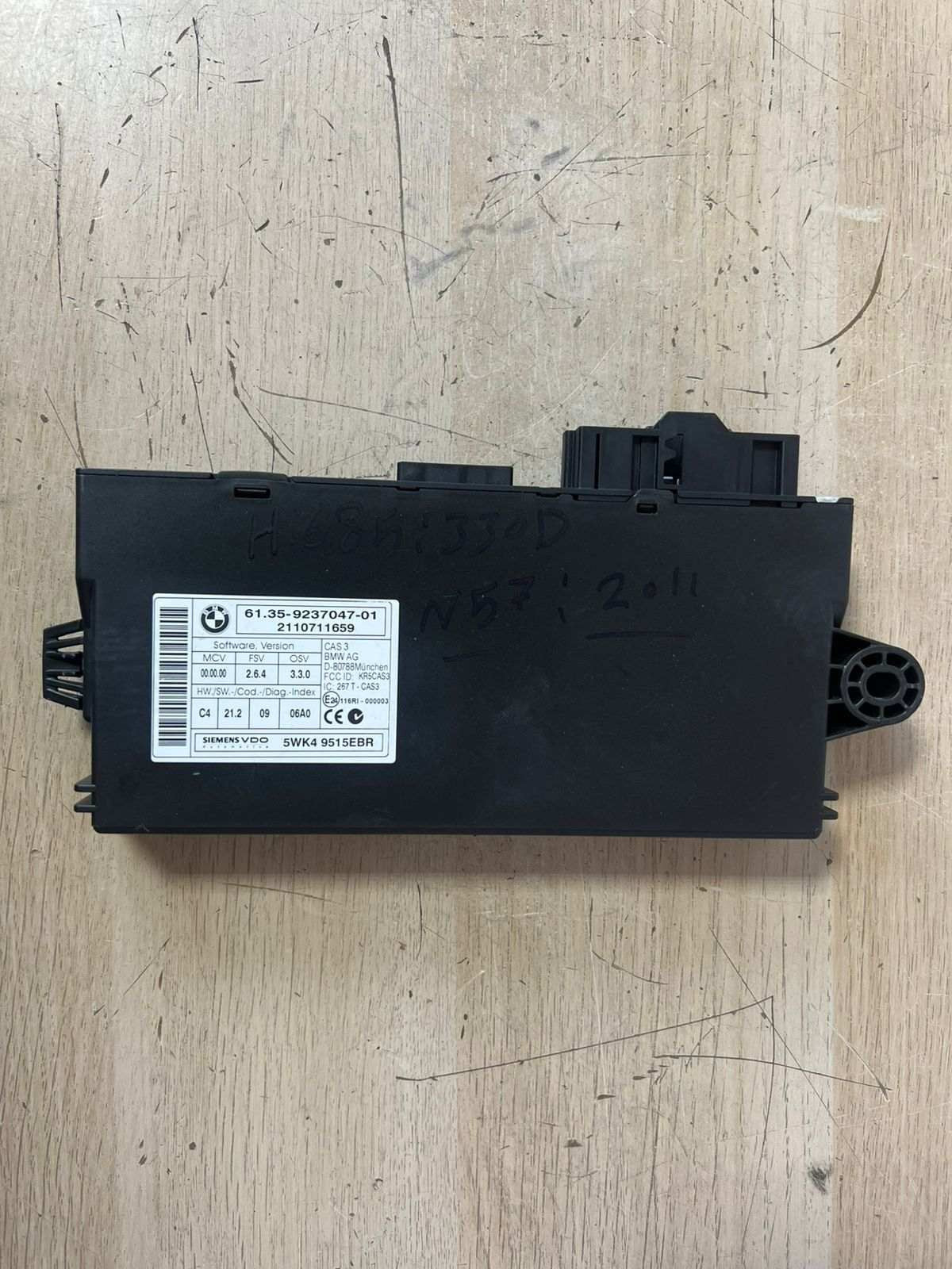 2011 BMW N57 330D Engine Control Unit ECU SET DDE + CAS3 + 1KEY 8510221