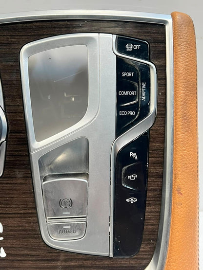 2017-2019 BMW 740e G11 G12 7 Series xDrive Center Console Trim Cover 9352297