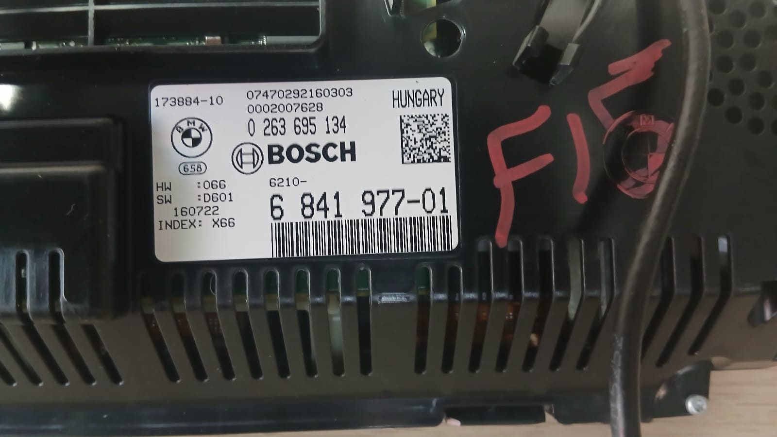 2014-2018 BMW X5 F15 DIGITAL Instrument Cluster 6841977 6WB HUD OPTION