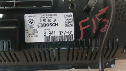 2014-2018 BMW X5 F15 DIGITAL Instrument Cluster 6841977 6WB HUD OPTION
