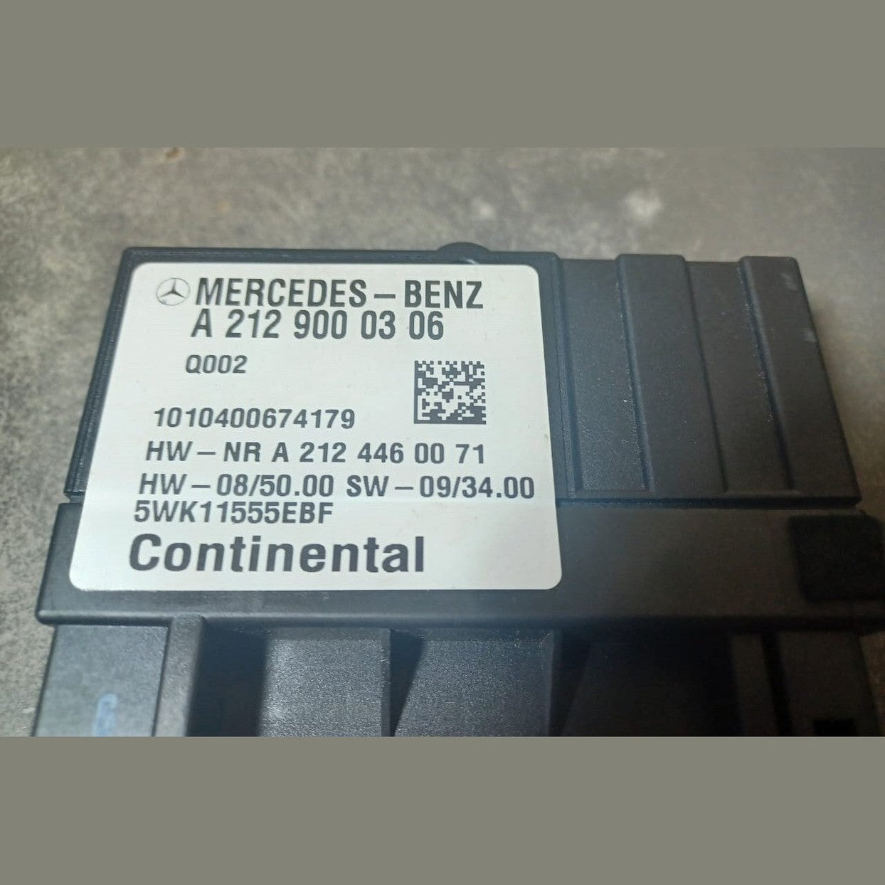 10-15 MERCEDES-BENZ W212 W207 E-CLASS FUEL PUMP CONTROL MODULE A212 9000306 OEM