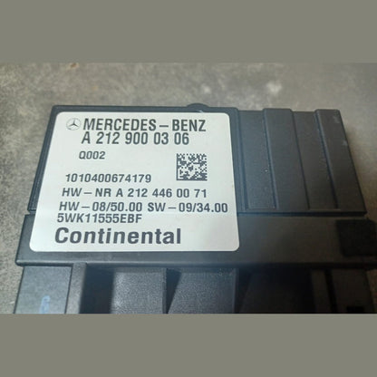 10-15 MERCEDES-BENZ W212 W207 E-CLASS FUEL PUMP CONTROL MODULE A212 9000306 OEM