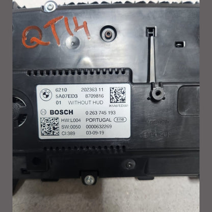 2019-2024 BMW 118i Instrument Cluster Speedometer 8709816 1 and 2Series F40 