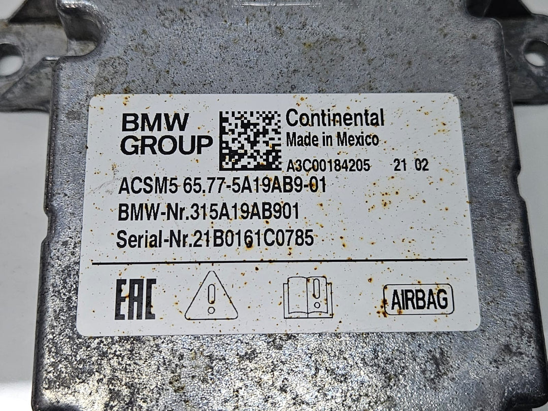 5A19AB9-BMW G21 G20 G22 G23 G26 SRS bag Control Unit OEM