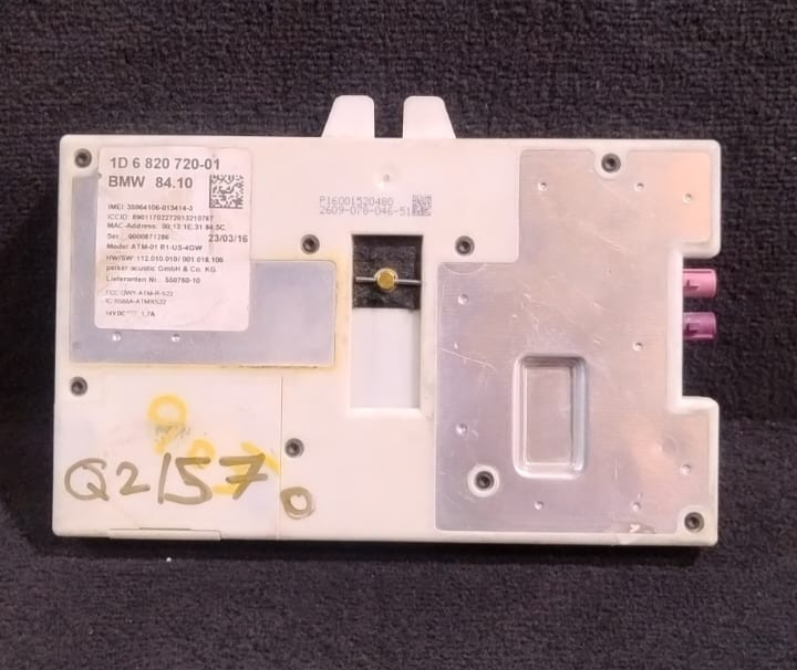 BMW G11 G12 G30 G31 TELEMATICS COMMUNICATION CONTROL MODULE / TCU P/N 6820720