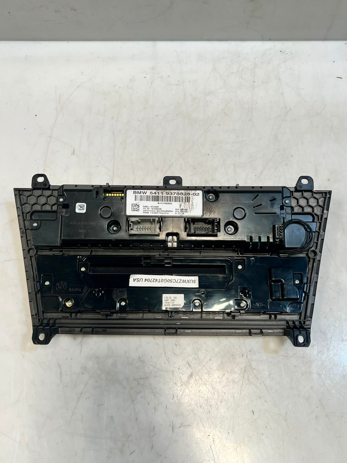 2009-2018 BMW X3 F25 X4 F26 AC Climate Control Panel UNIT 9378828 OEM