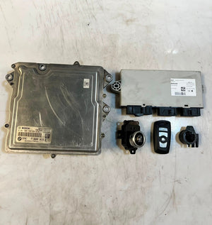 2010 BMW 535i F07 GT N55 Engine Control Module ECU SET DME+CAS4+1KEY 7620419