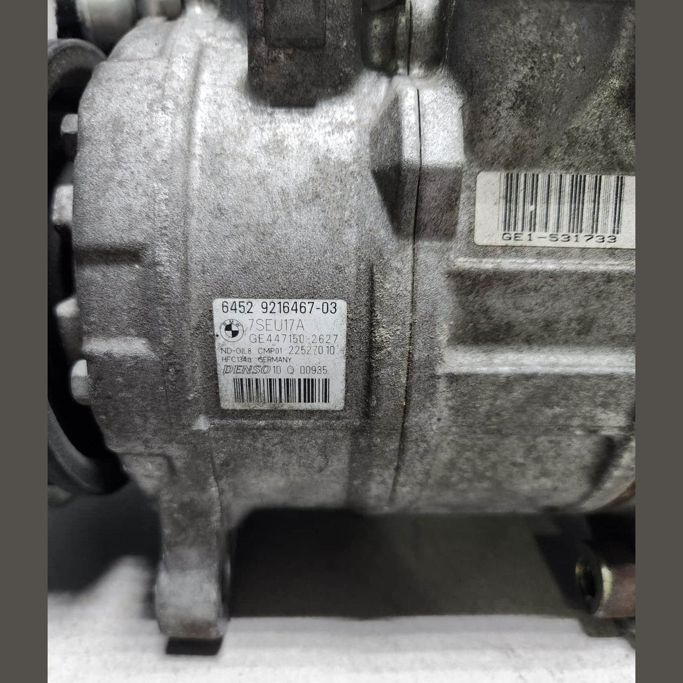 2015-2018 BMW X3 Air Conditioning Compressor 9216467 X3 F25