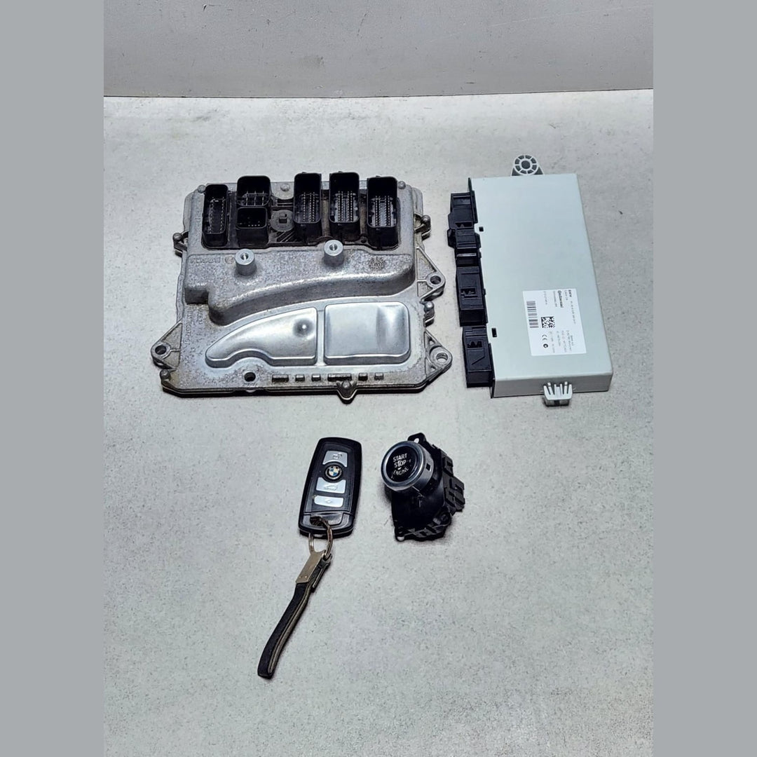 2010-2016 BMW 535i 535iX GT F07 F10 N55 Engine Control Unit ECU SET 7614649 OEM