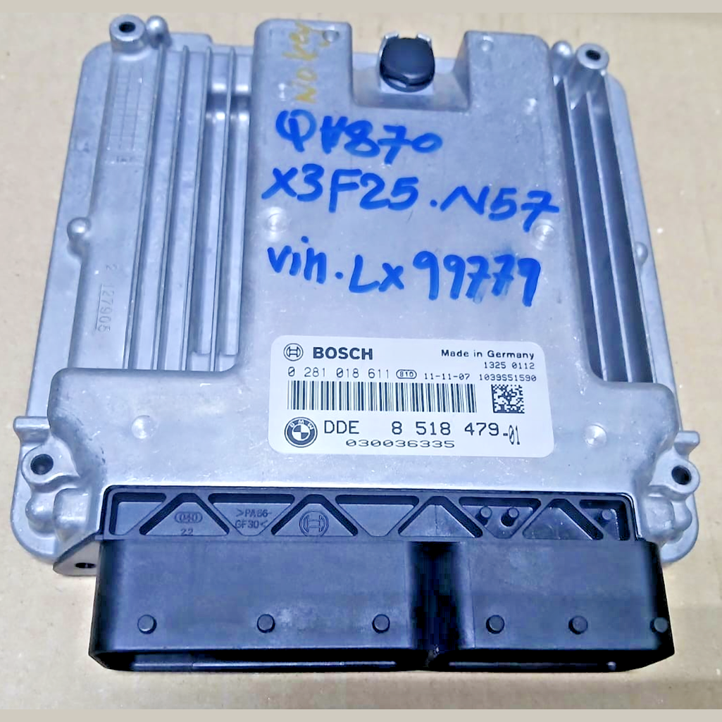 BMW F10 F11 F01 F02 5 7 X3 F25 3.0D N57 Series ECU DDE Control Module 8518479