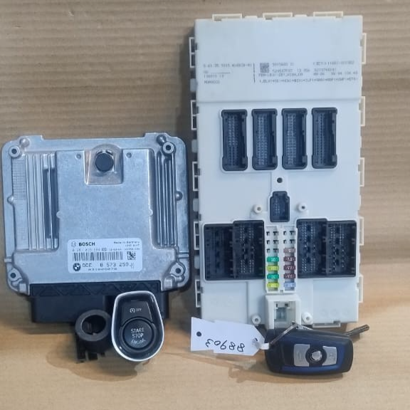 OEM BMW 320d N47N F30 2013 ENGINE CONTROL UNIT DDE ECU KIT  USED - 8573259