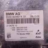 BMW 7 3 4 5 F01 F30 F06 X3 X4 X5 X6 TV MODULE / CONTROL UNIT - 9206014