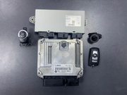 BMW 5 F10 F11 2013 N47N  Diesel engine ECU kit and lock set 8574380
