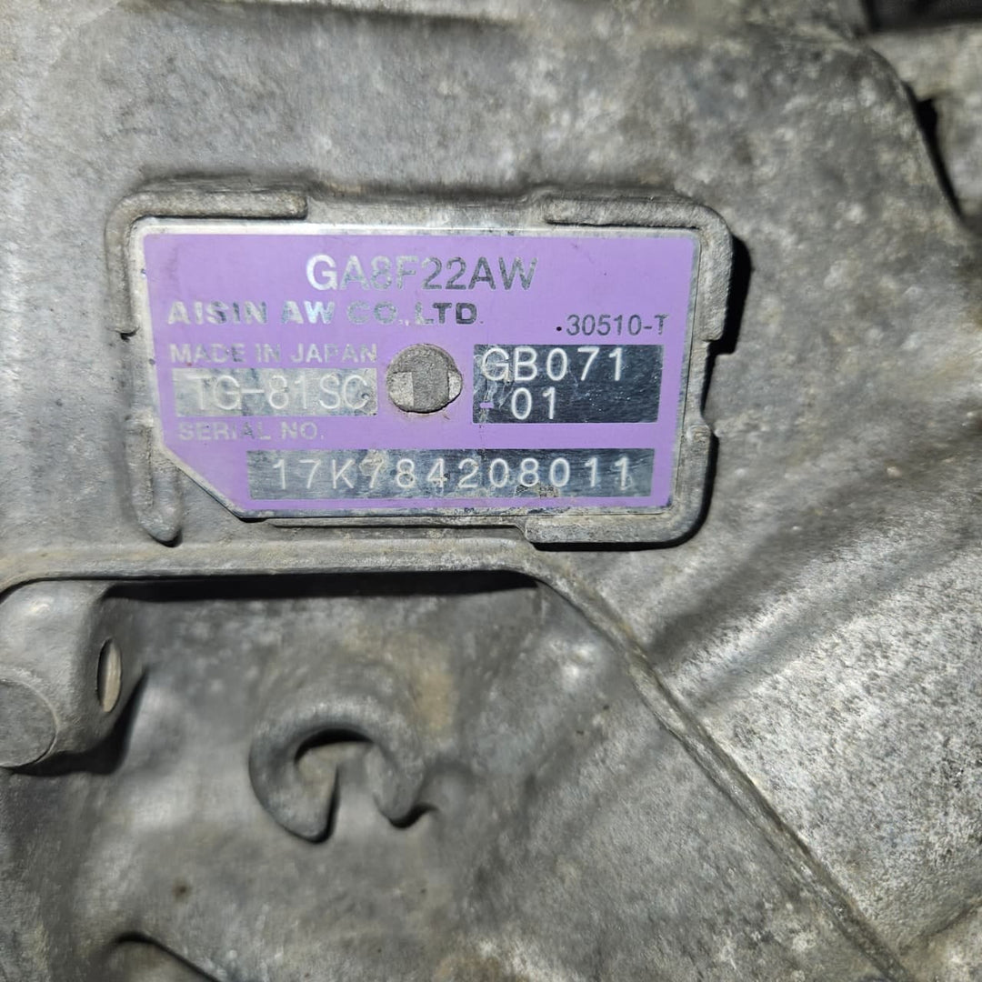 2018-2021 BMW X1 F48 Automatic Transmission GA8F22AW 8741813
