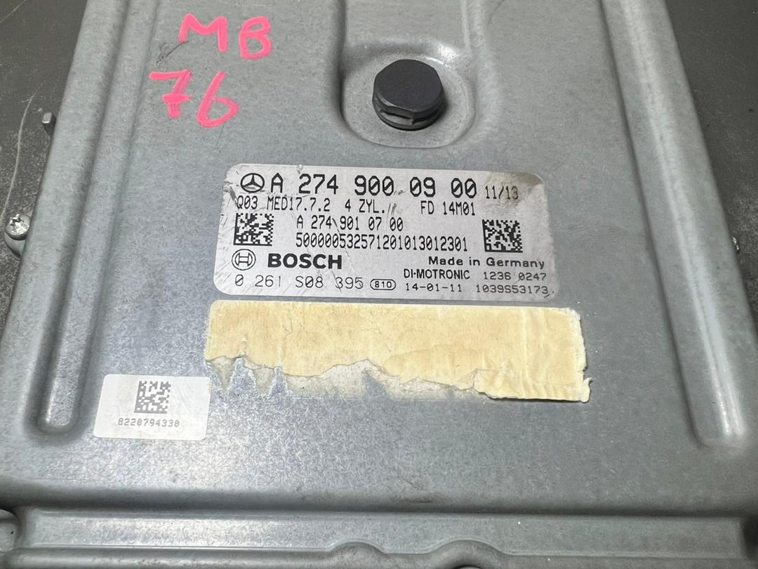 Mercedes W212 E-CLASS W205 Engine Control Module Unit ECM ECU A274 9000900 OEM