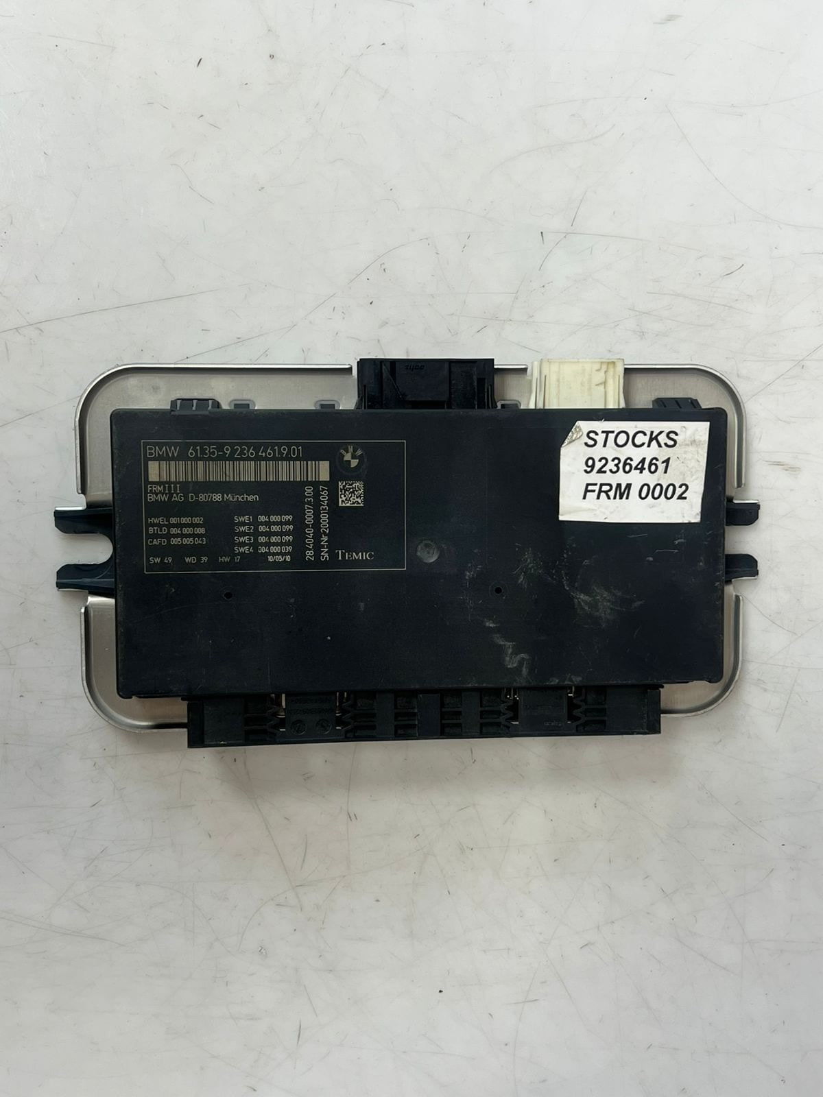 2011-16 BMW 535i 550i 528i 650i F10 5' 6' Footwell Light Control Module 9236461 