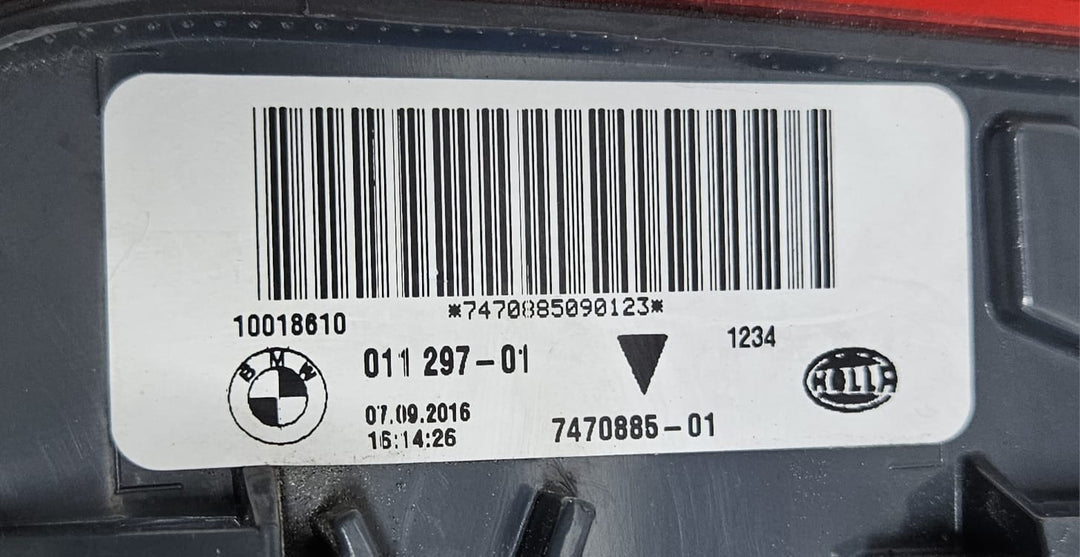 2014 BMW X5 F15 RHD Rear Left Light Side Panel ECE 7470885 OEM