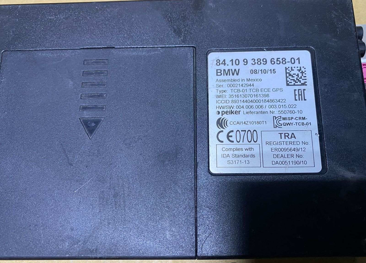 BMW F20, F21, F45, and F46 Bluetooth Control Unit Module 9389658