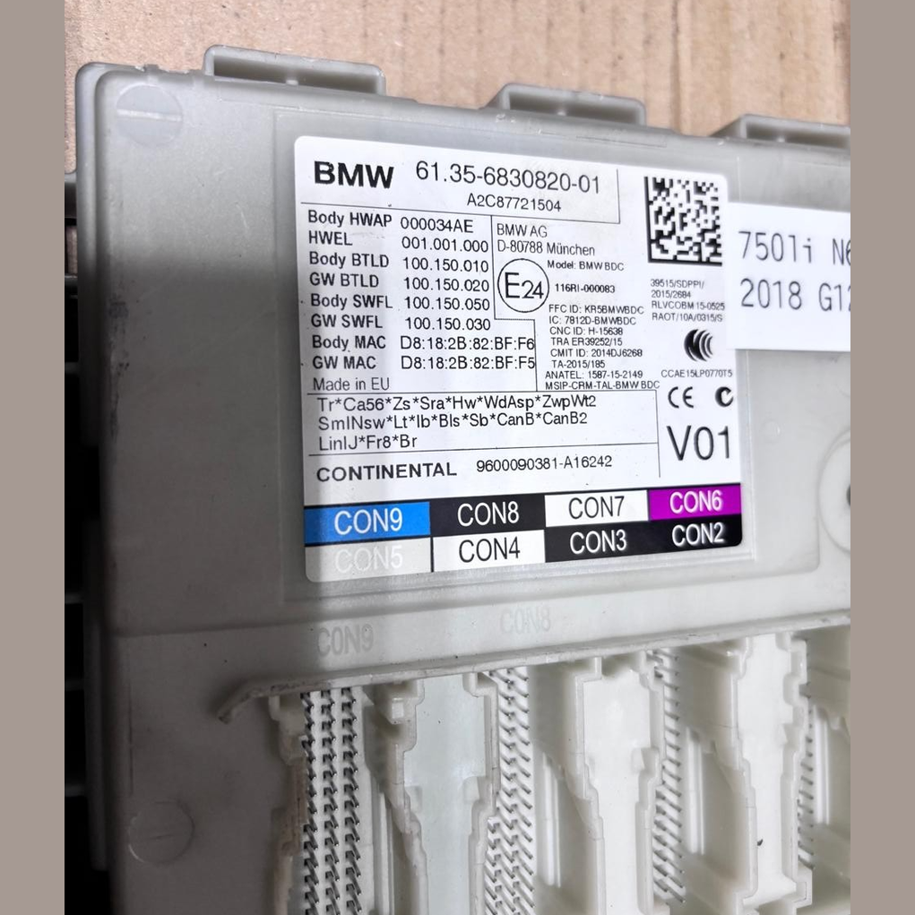 BMW 750li N63NB44C 2018 G12 ENGINE CONTROL UNIT COMPLETE SET + KEY  - 8680196