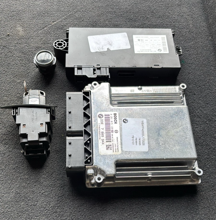 BMW X5 E70 E60 3.0L M57 ENGINE CONTROL UNIT MODULE DDE ECU  SET - 7809944