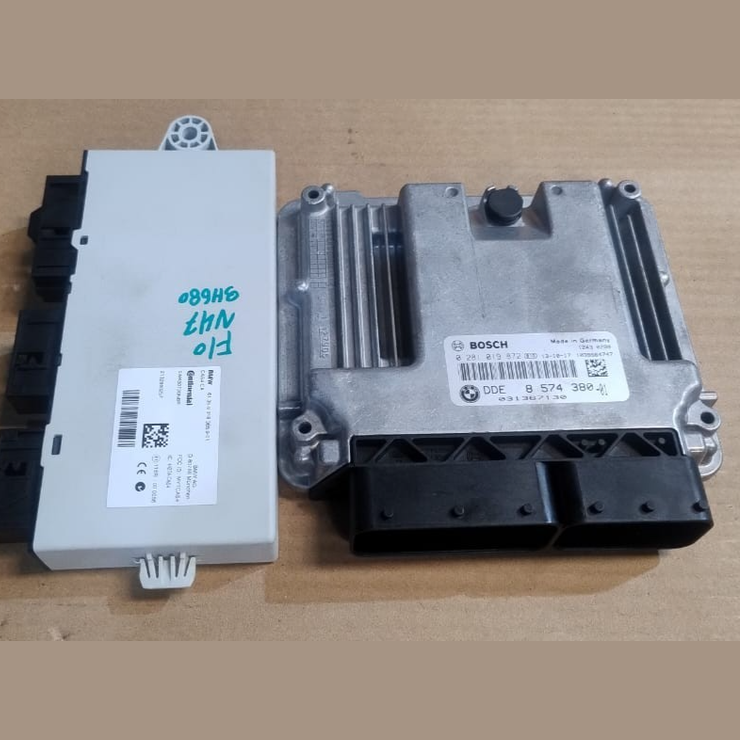 BMW 1 3 5 Series N47N F20 F21 F30 F10 DDE ENGINE CONTROL UNIT SET +KEY - 8574380