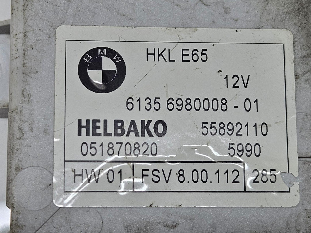  6980008 BMW E61 E65 E66 Trunk Lid Lift Control Module OEM