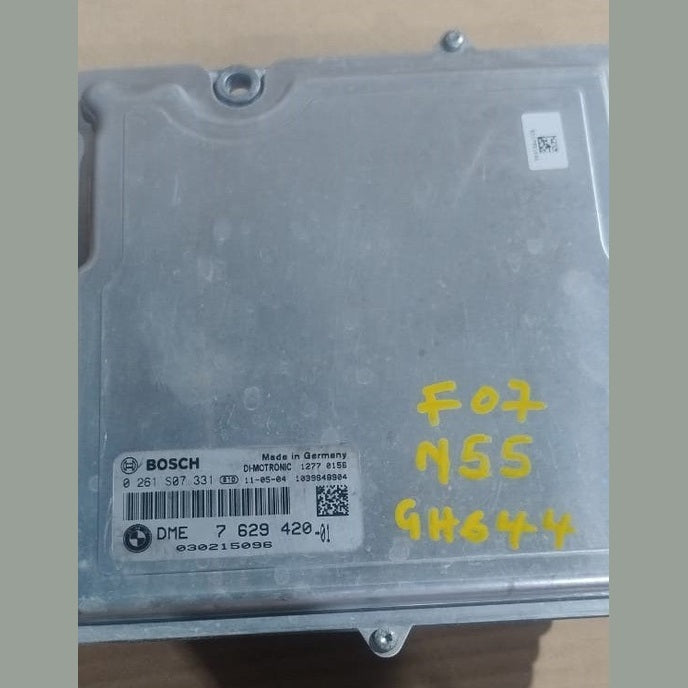 BMW F10 / F02 / F07 535GT N55 Engine Control Unit ECU Set (OEM, 7629420)