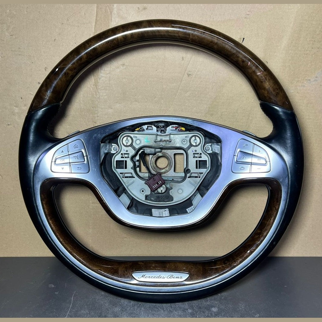 Mercedes W222 Steering Wheel Multi Function Sport Assembly With Paddle Shifts