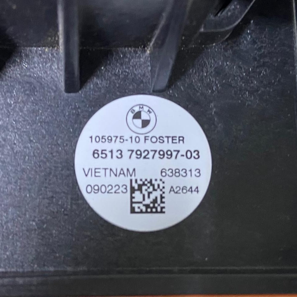 OEM BMW F39 F40 F48 Front Left Subwoofer Central Bass Speaker 7927997