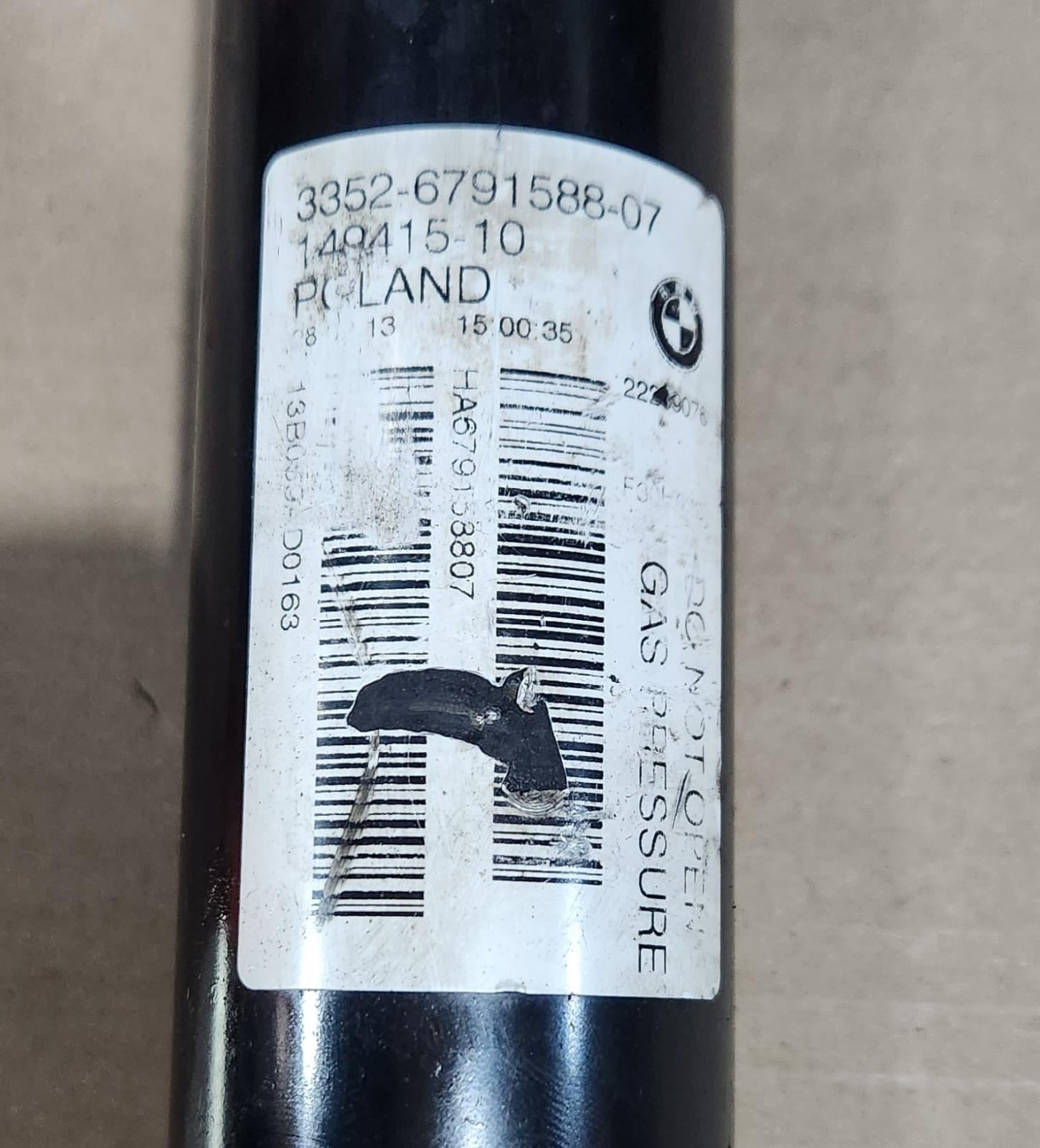 2014-2018 BMW 328d Rear Shock Absorber 6791588 F30 328d