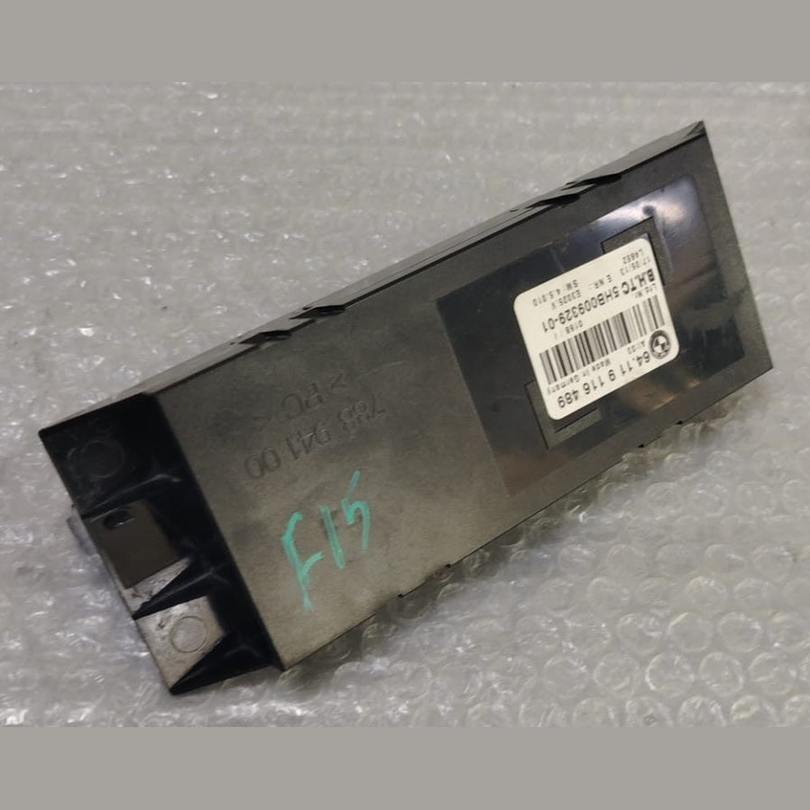 OEM BMW X5 F15 3RD ROW A/C Climate Control Module Unit 9116489