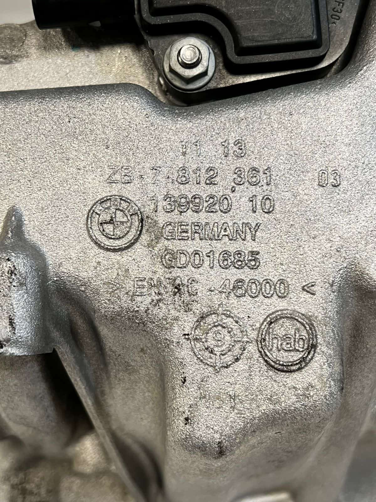 BMW F10 F11 5 Series 525xDrive Oil SUMP Pan 7812361 OEM