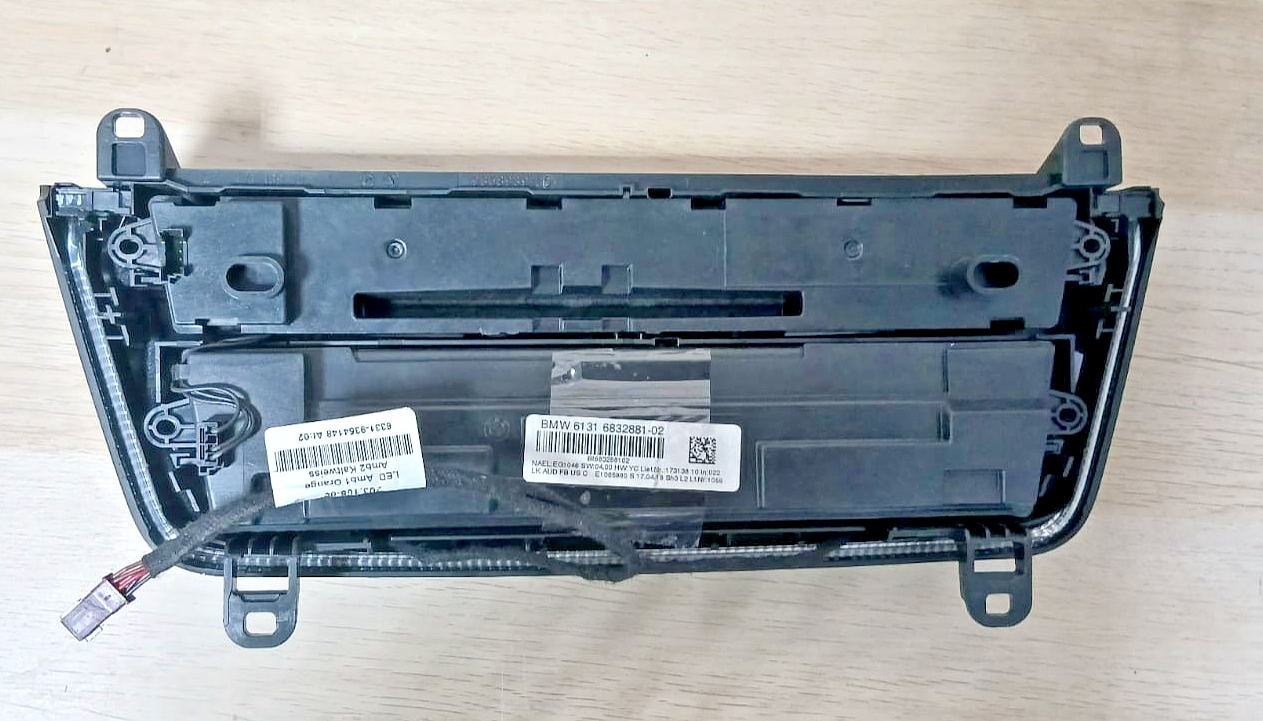 BMW OEM F30 F32 F22 Climate AC Audio CD Control Panel Switch 6832881