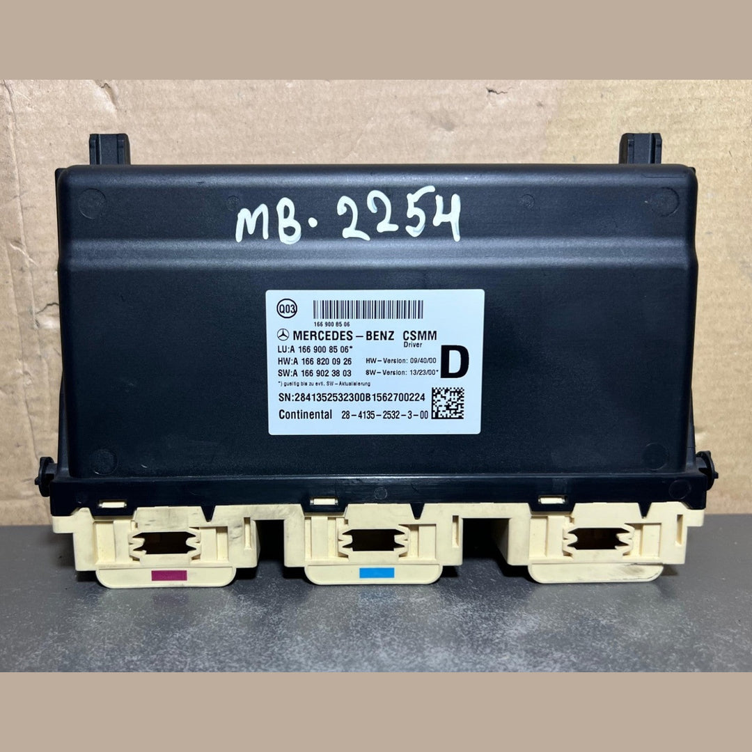 14-17 Mercedes-Benz W166 GLE 63 Driver Seat Control Module A166 9008506 OEM