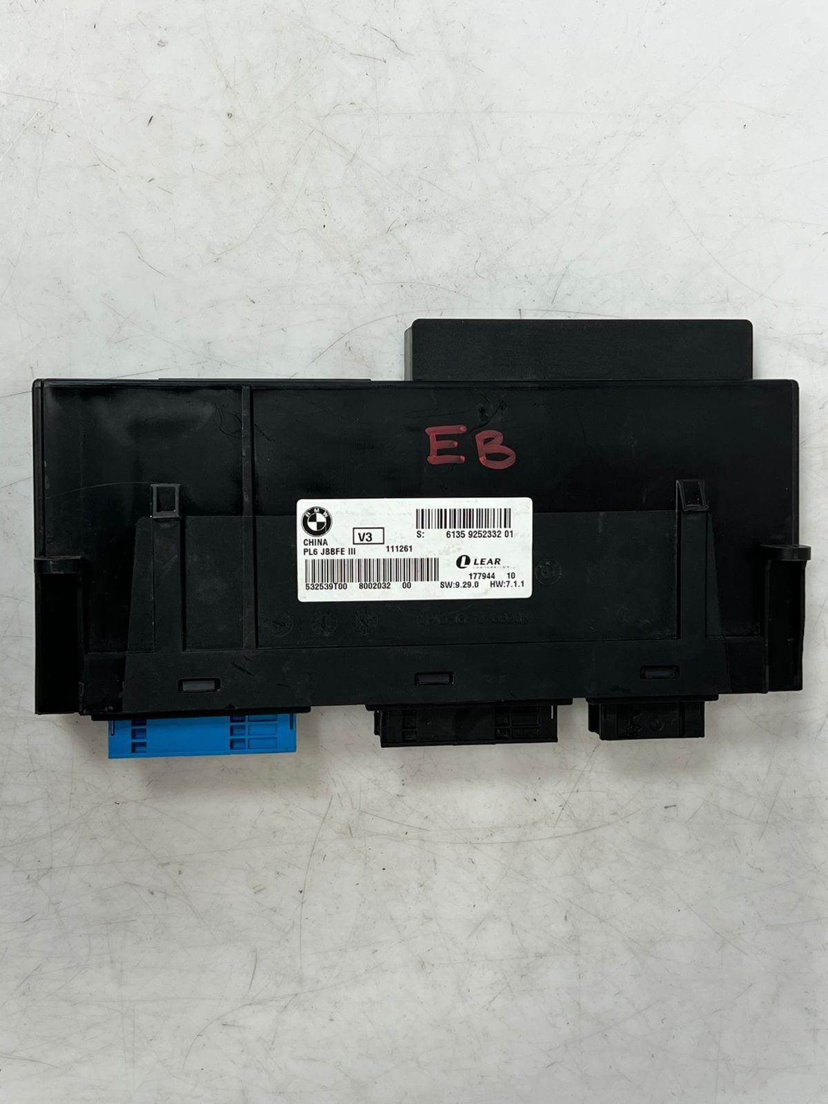 2011 BMW 535i F10 F11 F12 F13 Electronic Junction Box Control Unit 9252332 OEM