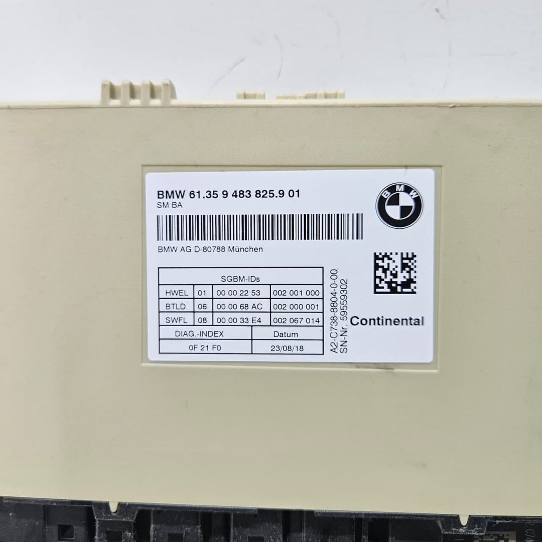 2012-2018 BMW F30 320i Driver Seat Memory Control Module 9483825