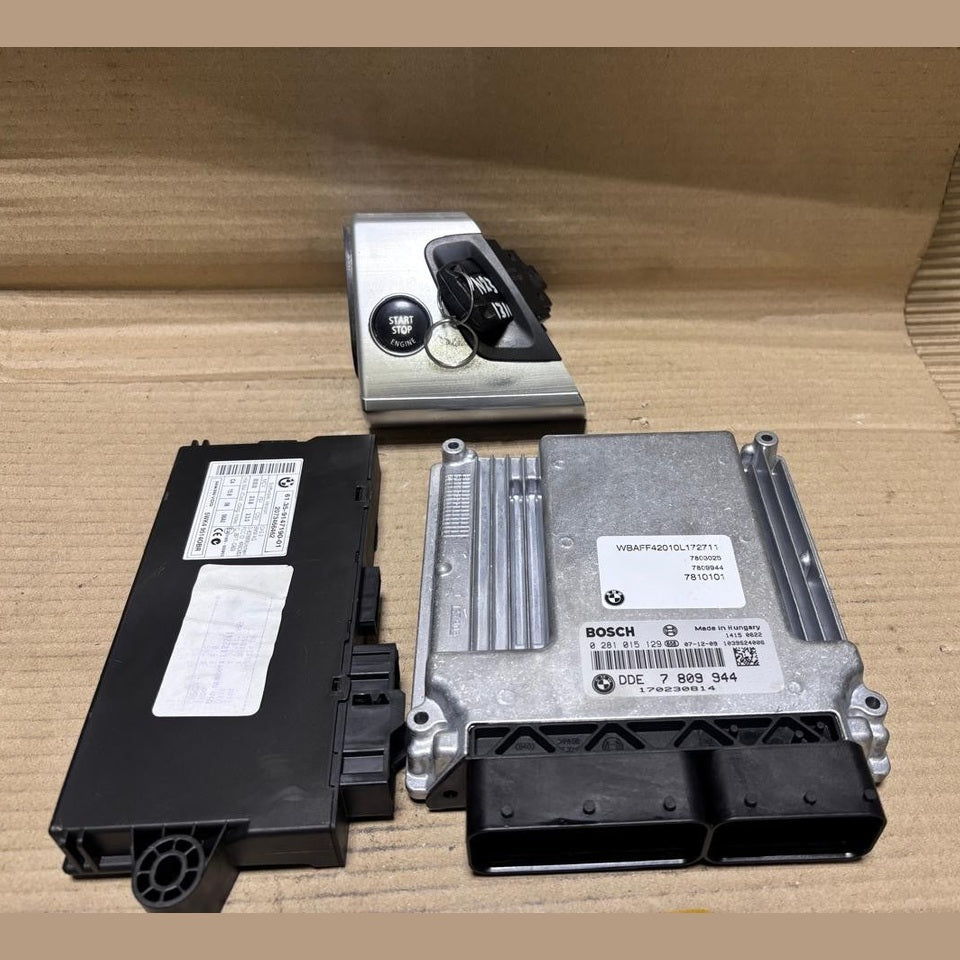 BMW X5 DIESEL 3.0D E70 2008-10 M57N2 Vin-L172711 -DDE BOSCH OEM ECU SET  7809944