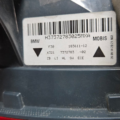 BMW 3 Series F30 F80 Rear Tail Light 7372783 OEM Rear Left