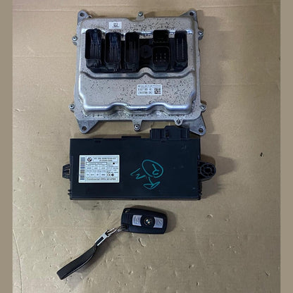 ECU SET 8617569 BMW  X1 E84 2013 LCI TURBO N20A Engine Control Module Unit