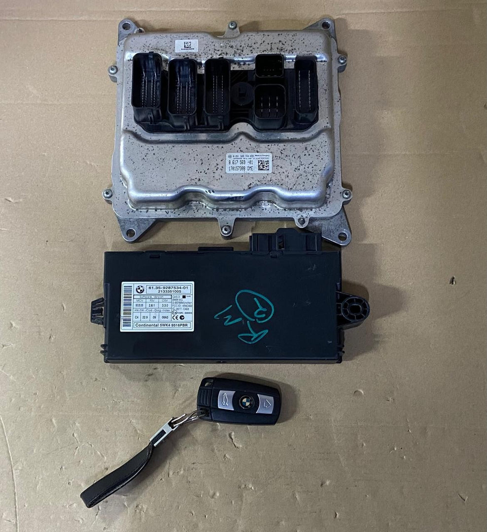 ECU SET 8617569 BMW  X1 E84 2013 LCI TURBO N20A Engine Control Module Unit