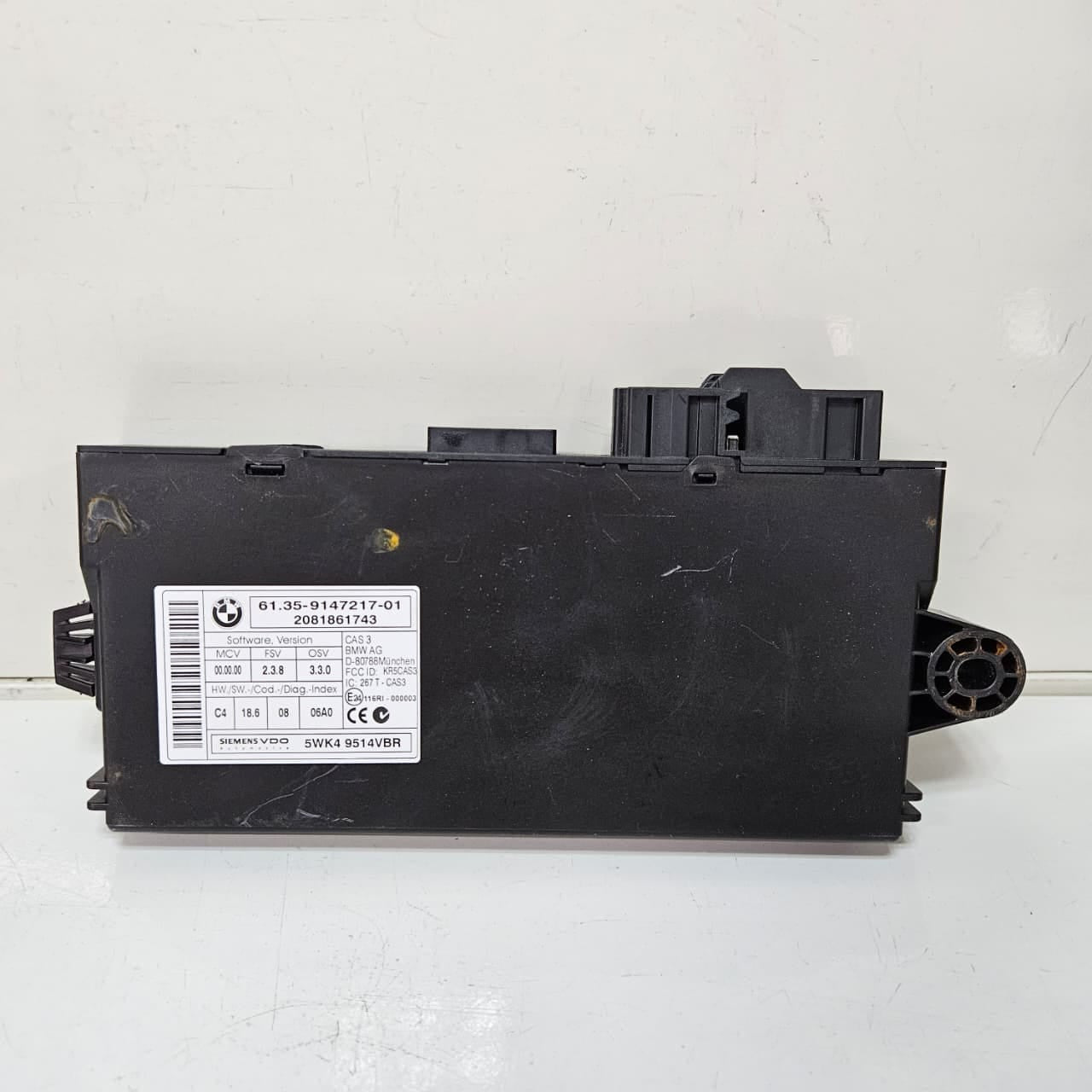 7587164-2007-2008 BMW 328i N52 Engine Control Module MSV80 Siemens DME Key Set